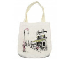 Parisian Patio Tote Bag