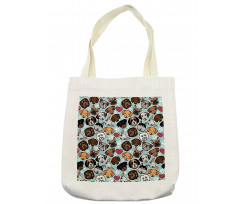 Canine Breeds Love Tote Bag