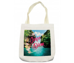 Carpe Diem Message Tote Bag