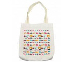 Colorful Trucks Tote Bag