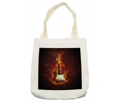 Instrument in Flames Tote Bag