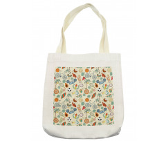 Cartoon Style Elements Tote Bag