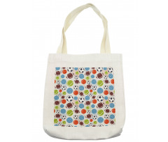 Basketball and Football Tote Bag