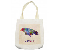 Abstract Country Map Tote Bag