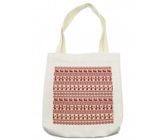 Cat Pattern Pixel Art Tote Bag