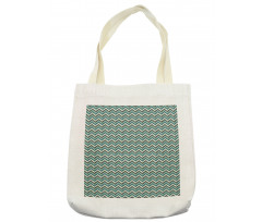 Abstract Wavy Lines Tote Bag