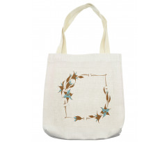 Floral Frame Tote Bag