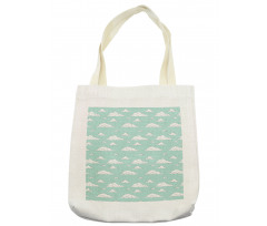 White Fluffy Clouds Tote Bag