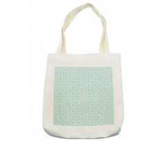 Mosaic Floral Detail Tote Bag