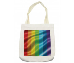 Pride Flag Inspired Design Tote Bag