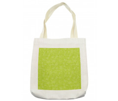 Doodle Curly Flora Tote Bag