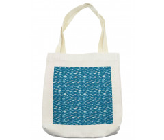 Abstract Aquatic Design Tote Bag