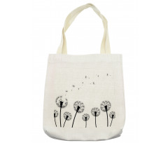 Faded Blowball Plant Tote Bag