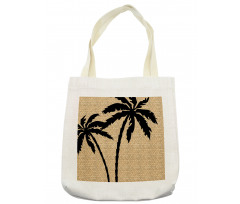 Palm Tree Silhouettes Tote Bag