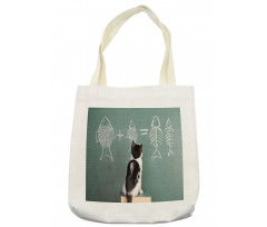 Arithmetic Fish Problem Tote Bag