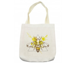 Color Splashed Bee Tote Bag
