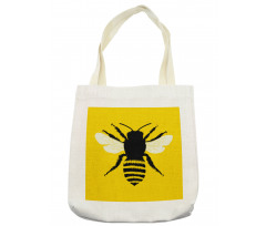 Honeybee Silhouette Tote Bag