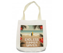 Colorful Hippie Beach Theme Tote Bag