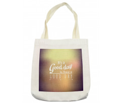 Day Words Tote Bag