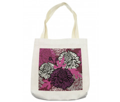 Large Floral Petals Bud Tote Bag