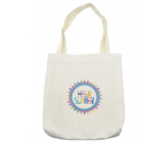 Retro Geometrical Tote Bag