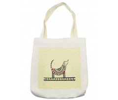 Dog Sketch Tote Bag