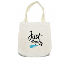 Words Calligraphy Tote Bag