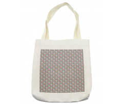 Cartoon Flora Fauna Tote Bag