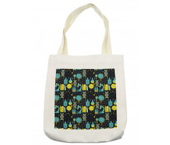 Science Class Pattern Tote Bag