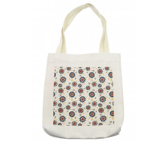 Sunflowers and Funny Bees Tote Bag