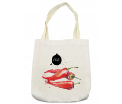 Chili Pepper Hot Spicy Tote Bag