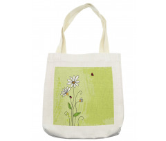 Chamomile Ladybugs Art Tote Bag