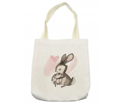 Bunny with His Mom Tote Bag