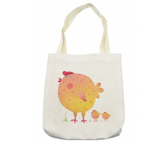 Mother Hen and Chicks Tote Bag