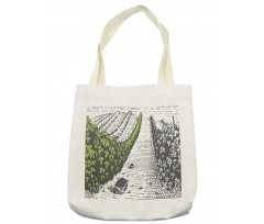 Vintage Green Vineyards Tote Bag