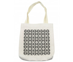 Wavy Lines Op Art Tote Bag