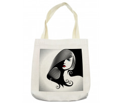 Abstract Glamor Woman Tote Bag