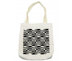 Checkered Curvy Tote Bag