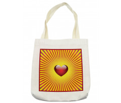 Ombre Love Stripes Tote Bag