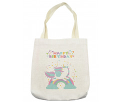 Horse with Rainbow Tote Bag