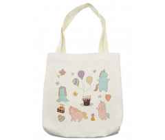 Birthday Animals Tote Bag