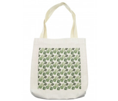 Tropical Jungle Leaves Tote Bag