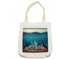 Turritella Communis Houses Tote Bag