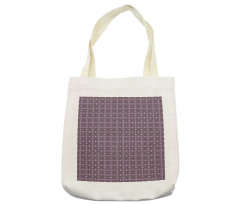 Curvy Edged Squares Tote Bag