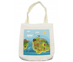 Happy Planet Mountains Tote Bag