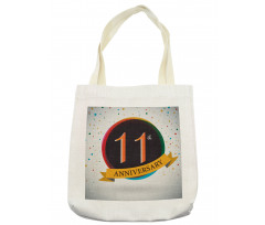 11 Year Retro Style Tote Bag