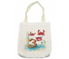 Sea Animals Kids Cartoon Tote Bag