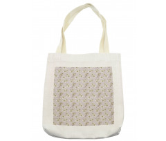 Freesia Flower Print Tote Bag