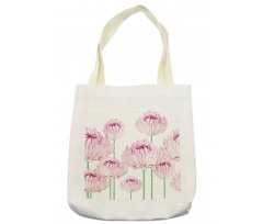 Tender Peony Flowers Tote Bag