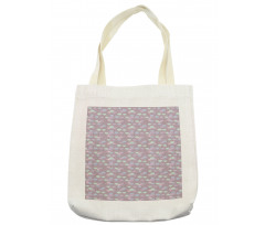 Japanese Wave Pastel Tote Bag